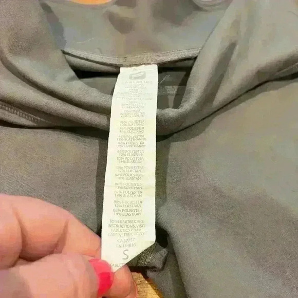 Fabletics Breann PowerHold Color Block Mesh Ankle Leggings Size Small Athleisure - Picture 3 of 4